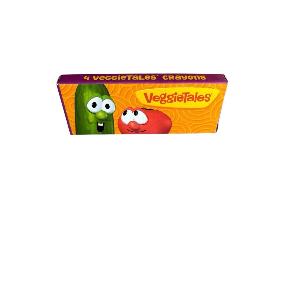 New 2011 VeggieTales Pack Of 4 Crayons